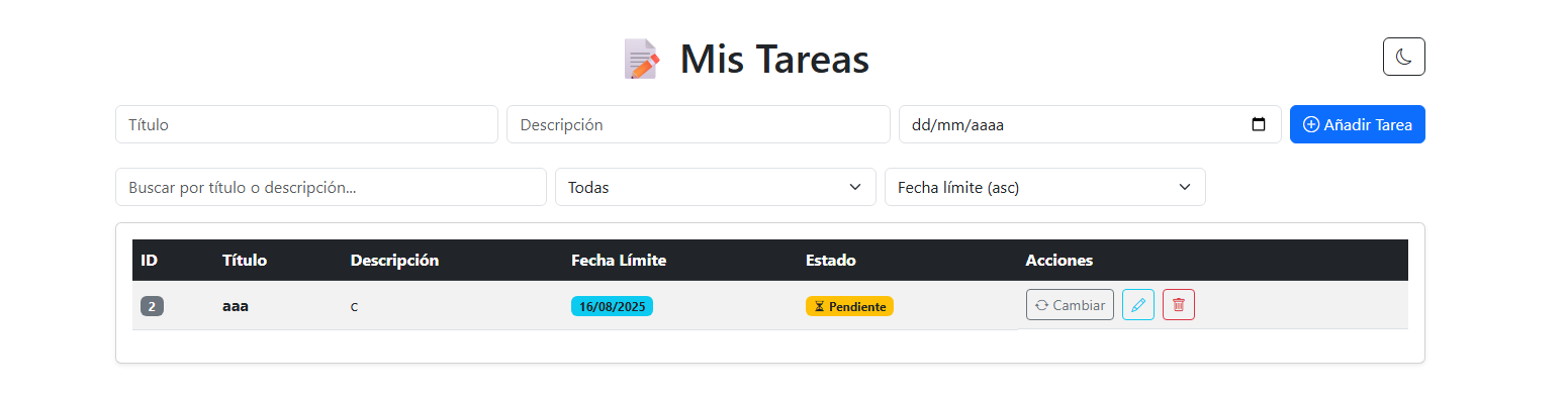 Spring Tasks Manager